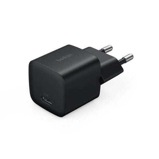 Carregador Belkin BoostCharge WCA012KQ1MBK-B6 25W USB-C PD 3.1 Preto Cabo USB-C