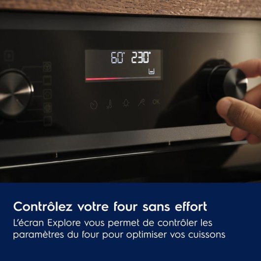 Horno électrique Electrolux Serie 500 EBF4P46X 72 L Inox Noir autonetoyant