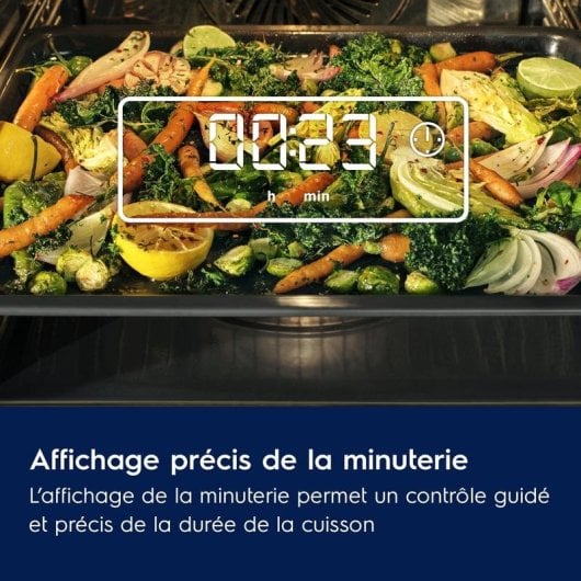 Horno électrique Electrolux Catalyse 300 EOD3C04K 72 L Noir catalyseur vitre douce