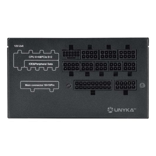 Fuente de Alimentación UNYKAch ATILIUS 3.1 750W Gold Full Modular ventilador silencioso