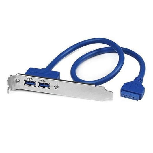 Adattatore interfaccia Startech USB3SPLATE 2 porte USB 3.2 Gen1 retro IDC 0.5m