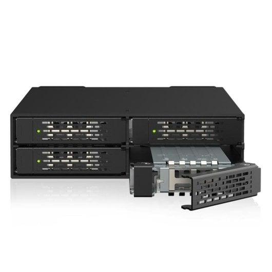 Rack ICY DOCK MB699V5P-B 4 baies U.2/U.3 PCIe 5.0 5,25" métallique