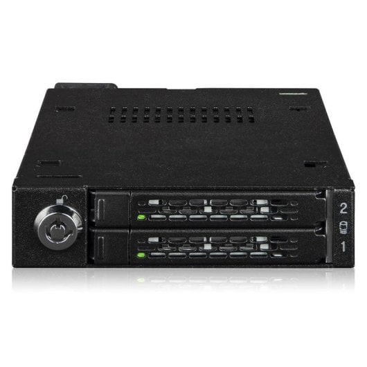 Rack ICY DOCK MB092VK-B 2 SSD NVMe U.2 U.3 PCIe 4.0 2,5" pour baie 3,5"