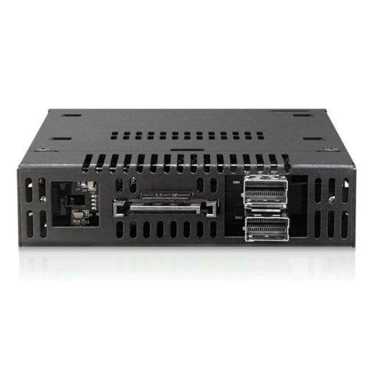 Box SSD ICY DOCK ToughArmor MB834MK-B V2 3,5'' Metallo Nero 2 Bay NVMe Tool-less