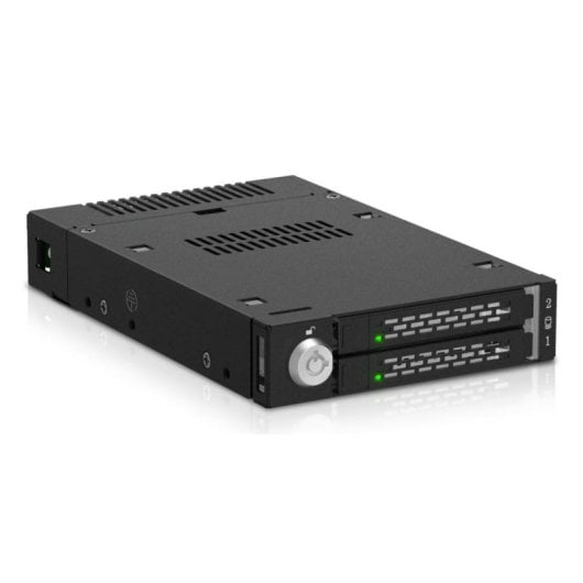 Box SSD ICY DOCK ToughArmor MB834MK-B V2 3,5'' Metallo Nero 2 Bay NVMe Tool-less