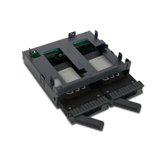 Painel Acessório Icy Dock MB732SPO-B Preto Hot-Swap 2x2.5" SATA/SAS ODD Ultra Slim