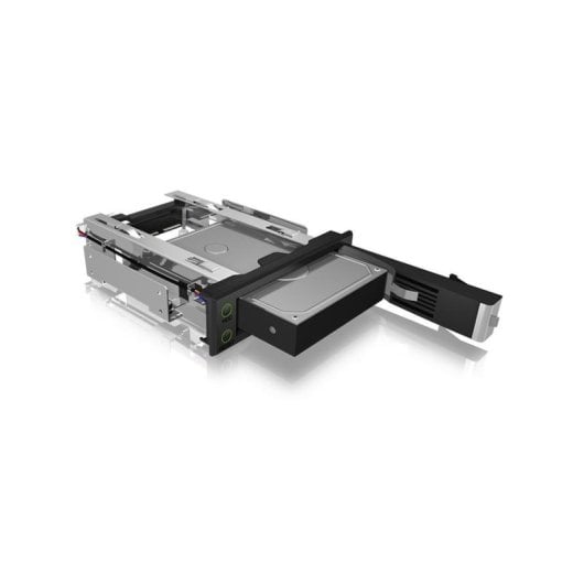 Boîtier HDD ICYBOX IB-166SSK-B 3.5 pouces Aluminium Noir Hot-swap SAS SATA III