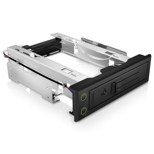 Boîtier HDD ICYBOX IB-166SSK-B 3.5 pouces Aluminium Noir Hot-swap SAS SATA III