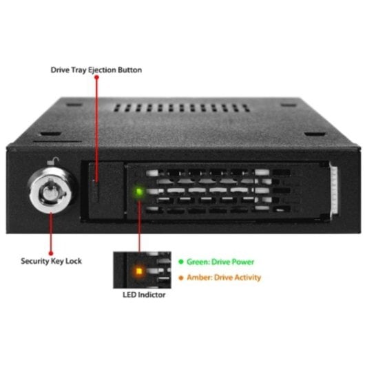 Vassoio disco 2.5" ICY DOCK MB991IK-B Hot-swap LED SECC Nero