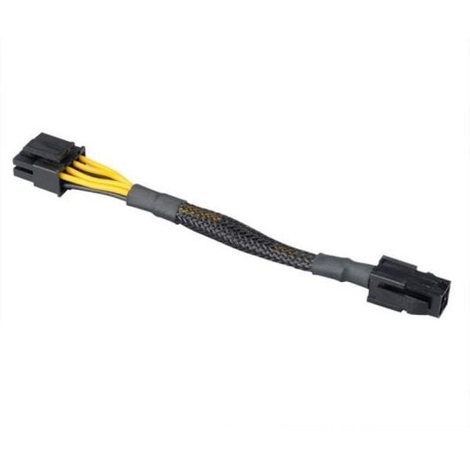 Stromadapterkabel Akasa AK-CBPW10-15BK PCI-E 8-pin zu ATX 4-pin 0,15 m Schwarz