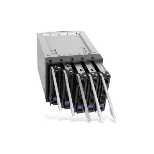 Rack Icy Dock MB155SP-B 5x HDD/SSD 3.5" SATA 6 Gb/s Preto Ventilador