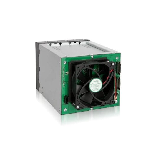 Rack Icy Dock MB155SP-B 5x HDD/SSD 3.5" SATA 6 Gb/s Preto Ventilador