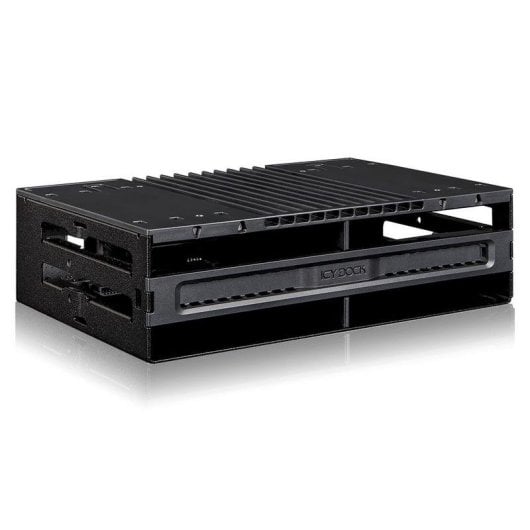 Rack ICY DOCK MB024SP-B 4 Bay SAS/SATA 2,5" per bay esterna 5,25" Nero