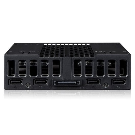 Rack ICY DOCK MB024SP-B 4 Bay SAS/SATA 2,5" per bay esterna 5,25" Nero