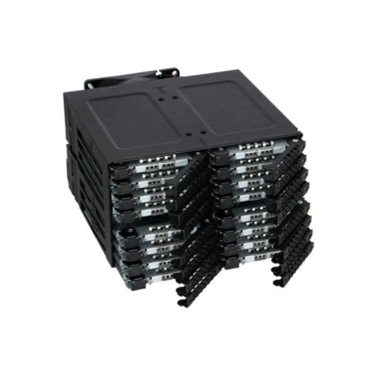 Boîtier PC ICY DOCK MB516SP-B 16 Baies Métallique Noir Rack Extraction Facile