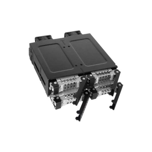 Box SSD ICY DOCK ToughArmor MB699VP-B V3 2.5" PCIe Metallo Nero 4 Bay Ventole