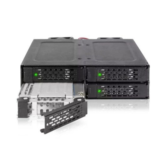 Box SSD ICY DOCK ToughArmor MB699VP-B V3 2.5" PCIe Metallo Nero 4 Bay Ventole