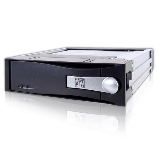 Rack removibile ICY DOCK MB123SK-1B Nero alluminio ventola sicurezza