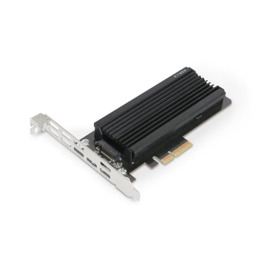 Adattatore PCIe ICY DOCK MB987M2P-1B per SSD M.2 NVMe con dissipazione passiva