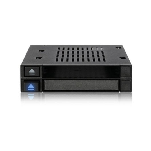Dock HDD SSD Icy Dock MB522SP-B doppio bay SATA SAS 2.5 3.5 hot-swap LED nero