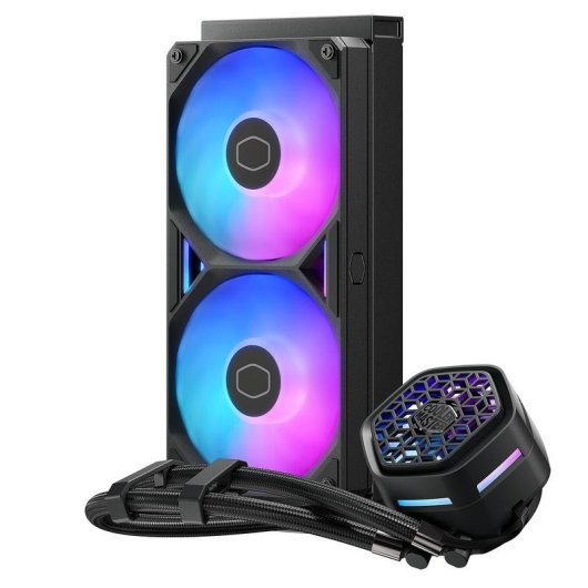 Refrigeración Líquida Cooler Master MasterLiquid Atmos II 240mm 2 Ventiladores ARGB