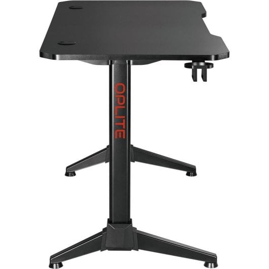 Mesa Gaming OPLITE 120 cm MDF Negro Pasacables integrado