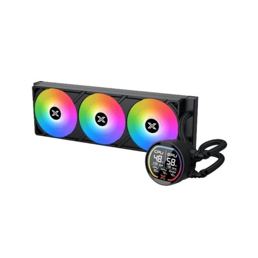 Refrigeração Líquida Xigmatek LK Pro Digital 360mm 3 Ventoinhas ARGB Ecrã LCD