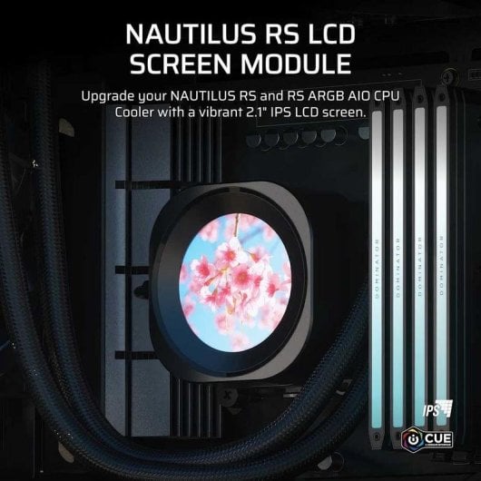 Refrigeração Líquida Corsair Nautilus RS Display LCD para Sistemas de Watercooling