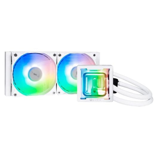 Refrigeration Liquide BitFenix BFW-AIO-240-WW27A-RP 240mm 2 Ventilateurs ARGB Blanc