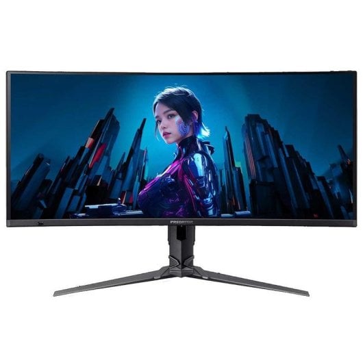 Monitor Acer Predator UM.CXXEE.501 34" UltraWide Quad HD 240Hz QD-OLED Curvo FreeSync Premium Pro HDR10