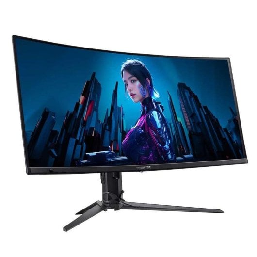 Monitor Acer Predator UM.CXXEE.501 34" UltraWide Quad HD 240Hz QD-OLED Curvo FreeSync Premium Pro HDR10