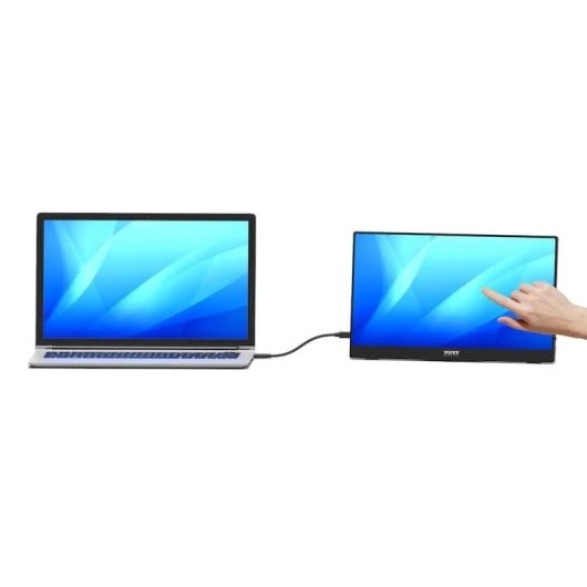 Écran PC Port Designs 902101T 15,6" Full HD 60Hz IPS Tactile USB-C HDMI Ultra-Mince