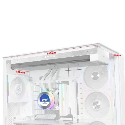 Refrigeración Líquida Lian Li Hydroshift II LCD-C 360mm Sem Ventoinhas Ecrã LCD