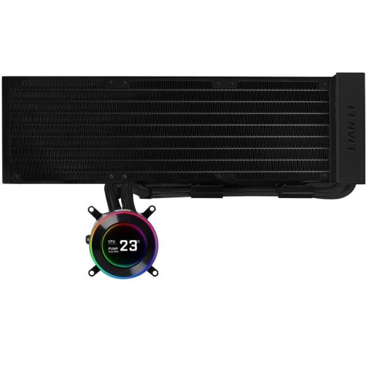 Refrigeración Líquida Lian Li Hydroshift II LCD-C 360mm Sin Ventiladores Pantalla IPS