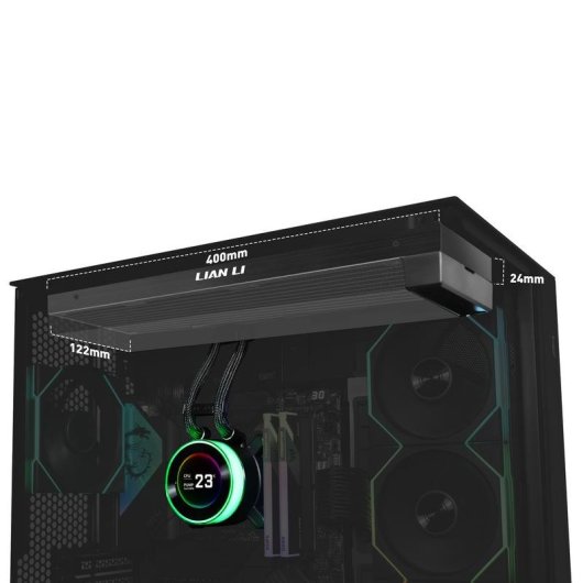 Refrigeración Líquida Lian Li Hydroshift II LCD-C 360mm Sin Ventiladores Pantalla IPS