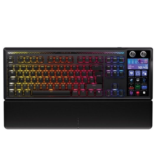 Teclado Corsair GALLEON 100 SD mecânico com Stream Deck, LCD e RGB