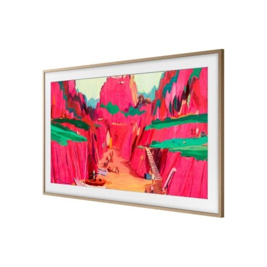 Cornice Samsung VG-SCFF85TKBXC Beige per The Frame 85" Compatibile LS03F