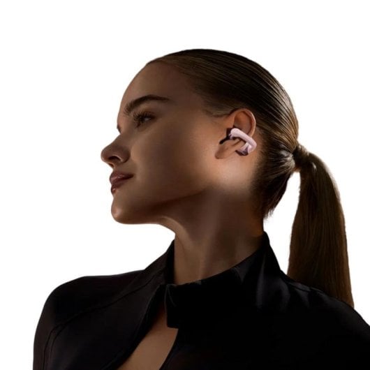 Ecouteurs SHOKZ OpenDots ONE sans fil Bluetooth sport IP54 micro couleur rose