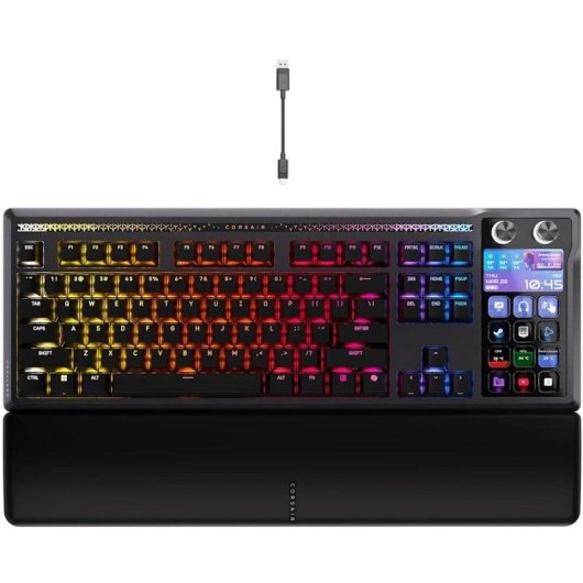 Clavier Corsair GALLEON 100 SD mécanique avec Stream Deck intégré, Layout DE, RGB