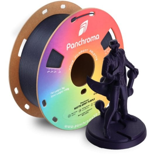 Filament PLA Polymaker Panchroma Matte Violet 1,75 mm Finition Mate Impression Facile