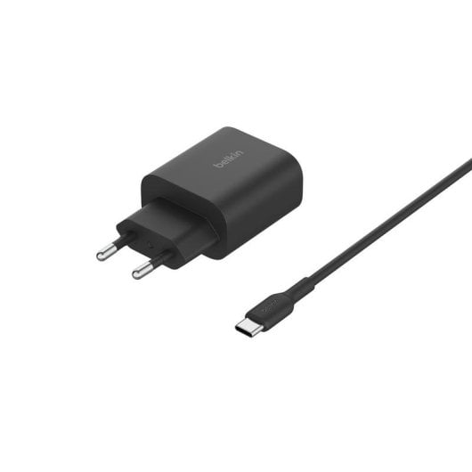 Carregador Belkin BoostCharge WIZ029VFBK 3 em 1 Qi2 15 W Magnético Preto