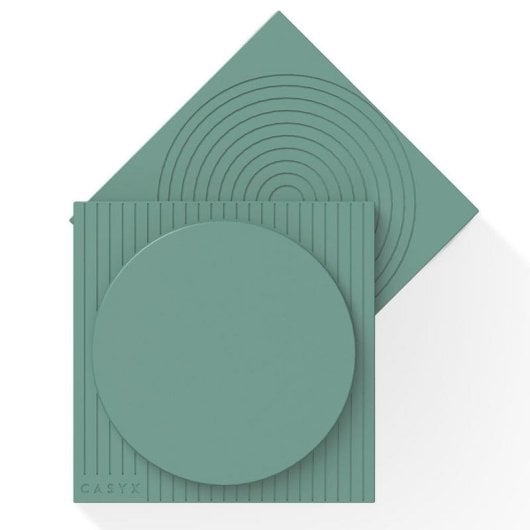 Chargeur sans fil CASYX CHRG-NMD-X1-003 Nomade 2 en 1 Qi2 15W Vert