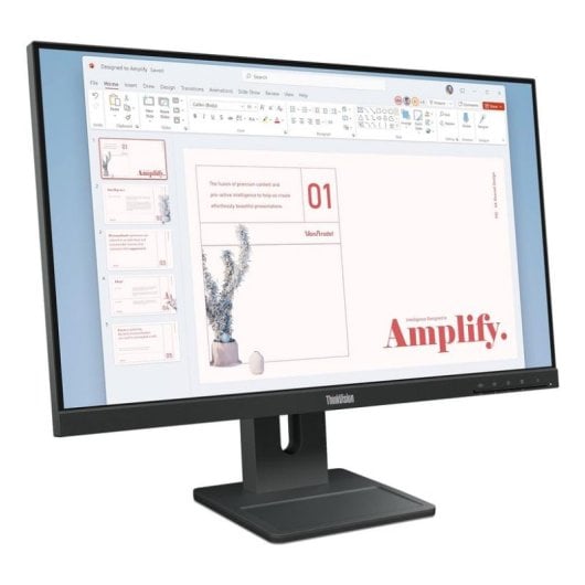 Monitor Lenovo ThinkVision E24-40 23.8" FullHD 100Hz IPS Altura Ajustável Altifalantes
