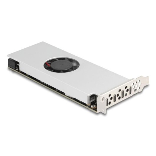 Carte PCIe DeLock 90806 4 Ports USB-C 20 Gbps Profil Bas Ventilateur