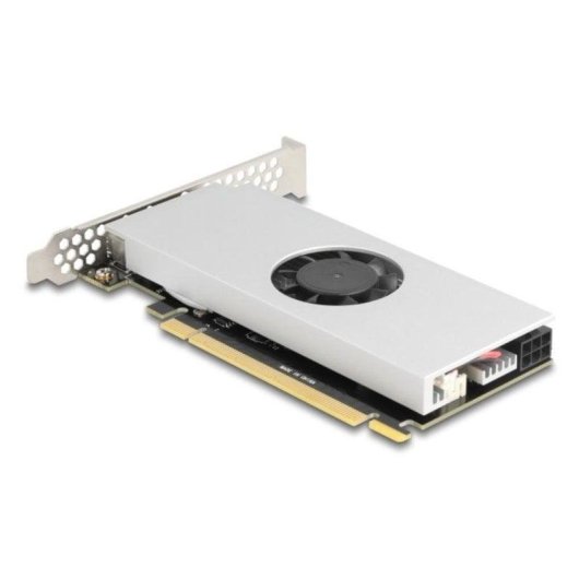 Carte PCIe DeLock 90806 4 Ports USB-C 20 Gbps Profil Bas Ventilateur