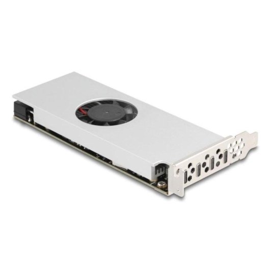 Carte PCIe DeLock 90806 4 Ports USB-C 20 Gbps Profil Bas Ventilateur