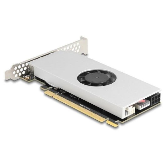 Carte PCIe DeLock 90806 4 Ports USB-C 20 Gbps Profil Bas Ventilateur