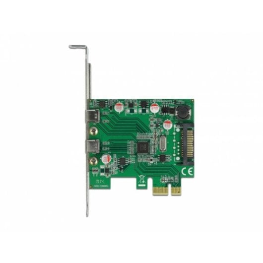 Placa DeLock 90493 PCIe x1 2 x USB-C 5Gbps Full Height/Low Profile