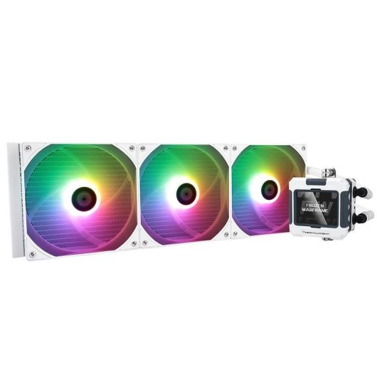 Système de refroidissement liquide Thermalright Frozen Warframe 420 mm avec écran LCD ARGB, 3 ventilateurs et overclocking