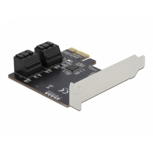Tarjeta controladora DeLock 90010 PCI Express x1 4 puertos SATA 6 Gbps perfil bajo